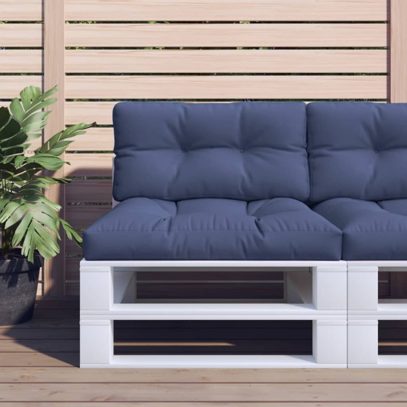 vidaXL Palettenkissen Marineblau 120x40x12 cm Stoff vidaXL Palettenkissen Marineblau 120x40x12 cm Stoff