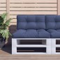 vidaXL Palettenkissen Marineblau 120x40x12 cm Stoff vidaXL Palettenkissen Marineblau 120x40x12 cm Stoff
