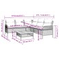 vidaXL 2-tlg. Garten-Sofagarnitur mit Auflagen Schwarz Poly Rattan vidaXL 2-tlg. Garten-Sofagarnitur mit Auflagen Schwarz Poly Rattan
