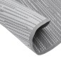 vidaXL Outdoor-Teppich Grau Ø120 cm PP vidaXL Outdoor-Teppich Grau Ø120 cm PP
