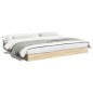 vidaXL Bettgestell ohne Matratze Sonoma-Eiche 200x200 cm Holzwerkstoff vidaXL Bettgestell ohne Matratze Sonoma-Eiche 200x200 cm Holzwerkstoff
