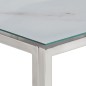 vidaXL Konsolentisch Silbern Edelstahl und Hartglas vidaXL Konsolentisch Silbern Edelstahl und Hartglas