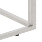 vidaXL Konsolentisch Silbern Edelstahl und Hartglas vidaXL Konsolentisch Silbern Edelstahl und Hartglas