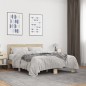 vidaXL Bettgestell Sonoma-Eiche 140x190 cm Holzwerkstoff und Metall vidaXL Bettgestell Sonoma-Eiche 140x190 cm Holzwerkstoff und Metall