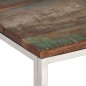 vidaXL Couchtisch Silbern Edelstahl und Altholz Massiv vidaXL Couchtisch Silbern Edelstahl und Altholz Massiv