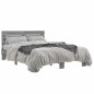 vidaXL Bettgestell Grau Sonoma 120x190 cm Holzwerkstoff und Metall vidaXL Bettgestell Grau Sonoma 120x190 cm Holzwerkstoff und Metall