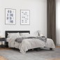 vidaXL Bettgestell Schwarz 135x190 cm Holzwerkstoff und Metall vidaXL Bettgestell Schwarz 135x190 cm Holzwerkstoff und Metall