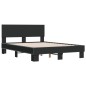 vidaXL Bettgestell Schwarz 135x190 cm Holzwerkstoff und Metall vidaXL Bettgestell Schwarz 135x190 cm Holzwerkstoff und Metall