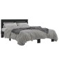 vidaXL Bettgestell Schwarz 120x190 cm Holzwerkstoff und Metall vidaXL Bettgestell Schwarz 120x190 cm Holzwerkstoff und Metall
