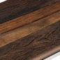 vidaXL Konsolentisch Silbern Edelstahl und Massive Holzschwellen vidaXL Konsolentisch Silbern Edelstahl und Massive Holzschwellen