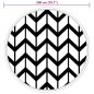 vidaXL Outdoor-Teppich Grau Ø200 cm PP vidaXL Outdoor-Teppich Grau Ø200 cm PP