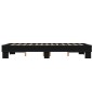 vidaXL Bettgestell Schwarz 140x200 cm Holzwerkstoff und Metall vidaXL Bettgestell Schwarz 140x200 cm Holzwerkstoff und Metall