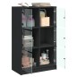 vidaXL Highboard mit Türen Schwarz 68x37x109 cm Holzwerkstoff vidaXL Highboard mit Türen Schwarz 68x37x109 cm Holzwerkstoff
