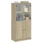 vidaXL Highboard mit Türen Sonoma-Eiche 68x37x142 cm Holzwerkstoff vidaXL Highboard mit Türen Sonoma-Eiche 68x37x142 cm Holzwerkstoff