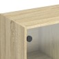 vidaXL Highboard mit Türen Sonoma-Eiche 68x37x142 cm Holzwerkstoff vidaXL Highboard mit Türen Sonoma-Eiche 68x37x142 cm Holzwerkstoff