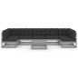 vidaXL 8-tlg. Garten-Lounge-Set mit Kissen Grau Massivholz Kiefer vidaXL 8-tlg. Garten-Lounge-Set mit Kissen Grau Massivholz Kiefer