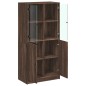vidaXL Highboard mit Türen Braun Eiche-Optik 68x37x142cm Holzwerkstoff vidaXL Highboard mit Türen Braun Eiche-Optik 68x37x142cm Holzwerkstoff