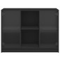 vidaXL Sideboard Schwarz 102x37x75,5 cm Holzwerkstoff vidaXL Sideboard Schwarz 102x37x75,5 cm Holzwerkstoff