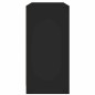 vidaXL Sideboard Schwarz 102x37x75,5 cm Holzwerkstoff vidaXL Sideboard Schwarz 102x37x75,5 cm Holzwerkstoff