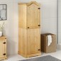 vidaXL Kleiderschrank Corona 55x52x170 cm Massivholz Kiefer vidaXL Kleiderschrank Corona 55x52x170 cm Massivholz Kiefer