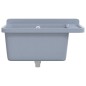 vidaXL Ausgussbecken Wandmontage Grau 60x40x28 cm Harz vidaXL Ausgussbecken Wandmontage Grau 60x40x28 cm Harz