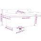 vidaXL Ausgussbecken Wandmontage Grau 60x40x28 cm Harz vidaXL Ausgussbecken Wandmontage Grau 60x40x28 cm Harz