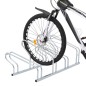 vidaXL Fahrradständer für 4 Fahrräder Freistehend Verzinkter Stahl vidaXL Fahrradständer für 4 Fahrräder Freistehend Verzinkter Stahl