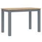 vidaXL Esstisch Panama Grau 117x60x75 cm Massivholz Kiefer vidaXL Esstisch Panama Grau 117x60x75 cm Massivholz Kiefer