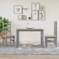 vidaXL Esstisch Panama Grau 117x60x75 cm Massivholz Kiefer vidaXL Esstisch Panama Grau 117x60x75 cm Massivholz Kiefer