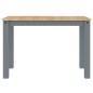 vidaXL Esstisch Panama Grau 117x60x75 cm Massivholz Kiefer vidaXL Esstisch Panama Grau 117x60x75 cm Massivholz Kiefer