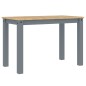 vidaXL Esstisch Panama Grau 117x60x75 cm Massivholz Kiefer vidaXL Esstisch Panama Grau 117x60x75 cm Massivholz Kiefer