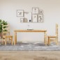vidaXL Esstisch Corona 160x80x75 cm Massivholz Kiefer vidaXL Esstisch Corona 160x80x75 cm Massivholz Kiefer