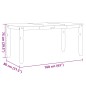 vidaXL Esstisch Corona 160x80x75 cm Massivholz Kiefer vidaXL Esstisch Corona 160x80x75 cm Massivholz Kiefer