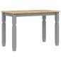 vidaXL Esstisch Corona Grau 112x60x75 cm Massivholz Kiefer vidaXL Esstisch Corona Grau 112x60x75 cm Massivholz Kiefer