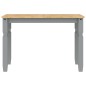 vidaXL Esstisch Corona Grau 112x60x75 cm Massivholz Kiefer vidaXL Esstisch Corona Grau 112x60x75 cm Massivholz Kiefer