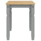 vidaXL Esstisch Corona Grau 112x60x75 cm Massivholz Kiefer vidaXL Esstisch Corona Grau 112x60x75 cm Massivholz Kiefer