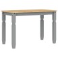 vidaXL Esstisch Corona Grau 112x60x75 cm Massivholz Kiefer vidaXL Esstisch Corona Grau 112x60x75 cm Massivholz Kiefer