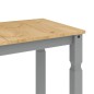 vidaXL Esstisch Corona Grau 112x60x75 cm Massivholz Kiefer vidaXL Esstisch Corona Grau 112x60x75 cm Massivholz Kiefer