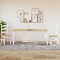 vidaXL Esstisch Corona Weiß 180x90x75 cm Massivholz Kiefer vidaXL Esstisch Corona Weiß 180x90x75 cm Massivholz Kiefer