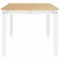 vidaXL Esstisch Corona Weiß 180x90x75 cm Massivholz Kiefer vidaXL Esstisch Corona Weiß 180x90x75 cm Massivholz Kiefer