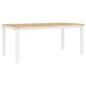 vidaXL Esstisch Corona Weiß 180x90x75 cm Massivholz Kiefer vidaXL Esstisch Corona Weiß 180x90x75 cm Massivholz Kiefer