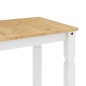 vidaXL Esstisch Corona Weiß 180x90x75 cm Massivholz Kiefer vidaXL Esstisch Corona Weiß 180x90x75 cm Massivholz Kiefer