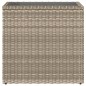 vidaXL Garten-Beistelltisch mit Glasplatte 58x27,5x55 cm Poly Rattan vidaXL Garten-Beistelltisch mit Glasplatte 58x27,5x55 cm Poly Rattan
