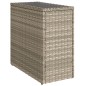 vidaXL Garten-Beistelltisch mit Glasplatte 58x27,5x55 cm Poly Rattan vidaXL Garten-Beistelltisch mit Glasplatte 58x27,5x55 cm Poly Rattan