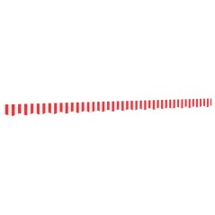 vidaXL Markisenvolant Rot und Weiß Gestreift 4,5 m