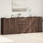 vidaXL Sideboards 3 Stk. Braun Eichen-Optik Holzwerkstoff vidaXL Sideboards 3 Stk. Braun Eichen-Optik Holzwerkstoff
