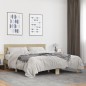 vidaXL Bettgestell Sonoma-Eiche 150x200 cm Holzwerkstoff und Metall vidaXL Bettgestell Sonoma-Eiche 150x200 cm Holzwerkstoff und Metall