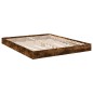 vidaXL Bettgestell ohne Matratze Räuchereiche 150x200 cm Holzwerkstoff vidaXL Bettgestell ohne Matratze Räuchereiche 150x200 cm Holzwerkstoff