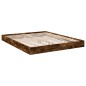 vidaXL Bettgestell ohne Matratze Räuchereiche 150x200 cm Holzwerkstoff vidaXL Bettgestell ohne Matratze Räuchereiche 150x200 cm Holzwerkstoff