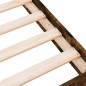 vidaXL Bettgestell ohne Matratze Räuchereiche 150x200 cm Holzwerkstoff vidaXL Bettgestell ohne Matratze Räuchereiche 150x200 cm Holzwerkstoff